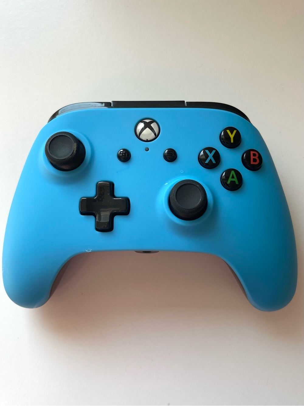 PowerA Wired Xbox One Controller - Blue Model 1508493-02 - Untested & No Cable